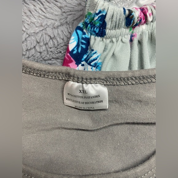 Floral Ruffle Kids Matching Set - Picture 2 of 2